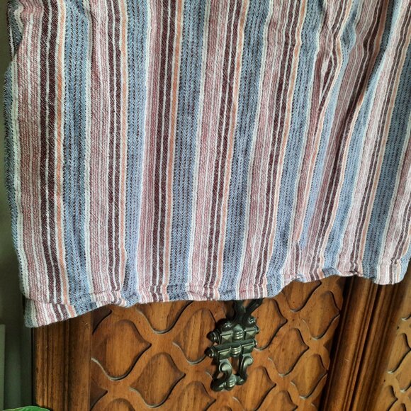 Striped Red and Blue Crop Top - Picture 11 of 16